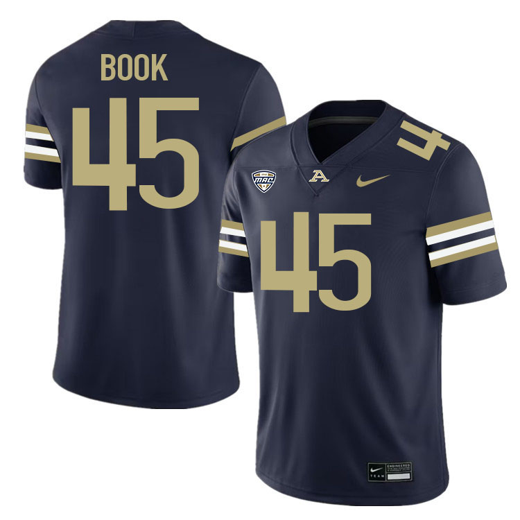 Avery Book Akron Zips Jersey,University Of Akron #45 Avery Book Jersey Youth-Navy